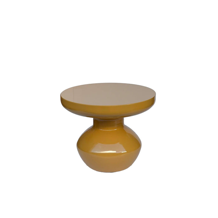 Brix Bijzettafel Metaal Geel 40 cm-Livingfurn