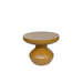 Brix Bijzettafel Metaal Geel 40 cm-Livingfurn