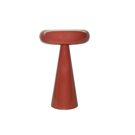 Brix Bijzettafel Metaal Oranje 36 cm 36x36x57 cm-Bijzettafels-Livingfurn