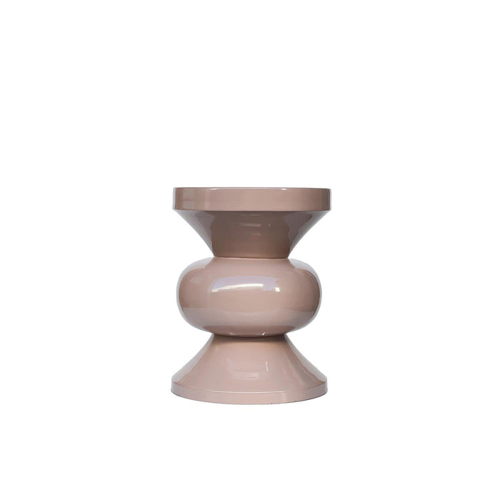 Brix Bijzettafel Metaal Roze 36 cm-Bijzettafels-Livingfurn