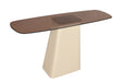 Brix Eettafel Glas Crème wit 140x40 cm-Eettafels-Livingfurn