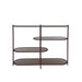 Brix Eettafel Glas Rood 123x38x90 cm-Eettafels-Livingfurn