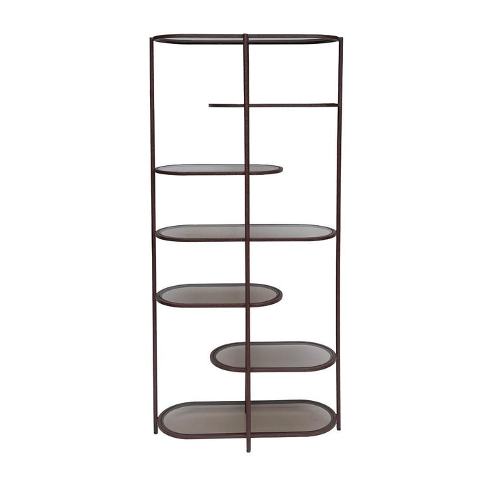 Brix Eettafel Glas Rood 85x35x190 cm-Eettafels-Livingfurn