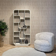 Brix Eettafel Logan Wit 90 cm 90x30x190 cm-Boekenkasten-Livingfurn
