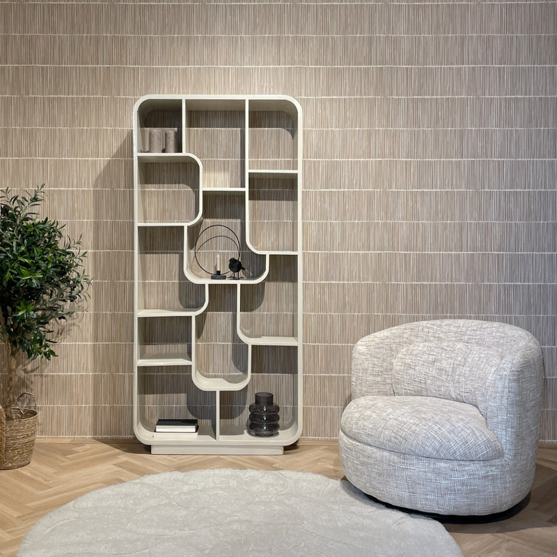 Brix Eettafel Logan Wit 90 cm 90x30x190 cm-Boekenkasten-Livingfurn