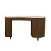 Brix Eettafel Mangohout Beige 136x60 cm - Beige, bruin-Eettafels-Livingfurn
