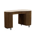 Brix Eettafel Mangohout Beige 136x60 cm Beige, bruin-Bureaus-Livingfurn