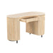 Brix Eettafel Mangohout Beige 136x60 cm-Bureaus-Livingfurn