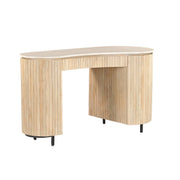 Brix Eettafel Mangohout Beige 136x60 cm-Bureaus-Livingfurn