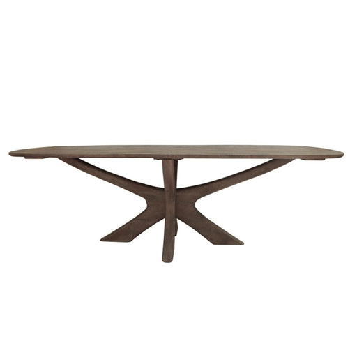 Brix Eettafel Mangohout Bruin 220x100 cm-Eettafels-Livingfurn