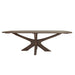 Brix Eettafel Mangohout Bruin 220x100 cm-Eettafels-Livingfurn