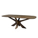 Brix Eettafel Mangohout Bruin 220x100 cm-Eettafels-Livingfurn