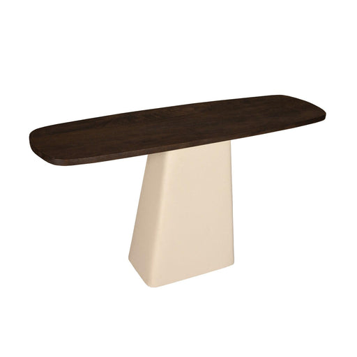 Brix Eettafel Mangohout Crème wit 140x40 cm-Eettafels-Livingfurn