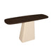 Brix Eettafel Mangohout Crème wit 140x40 cm-Eettafels-Livingfurn