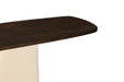 Brix Eettafel Mangohout Crème wit 140x40 cm-Eettafels-Livingfurn