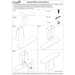 Brix Eettafel Mangohout Crème wit 140x40 cm-Eettafels-Livingfurn