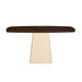 Brix Eettafel Mangohout Crème wit 140x40 cm-Eettafels-Livingfurn