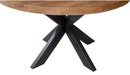 Brix Eettafel Mangohout Naturel hout 140 cm-Eettafels-Livingfurn