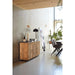 Brix Eettafel Mangohout Naturel hout 143x45 cm-Eettafels-Livingfurn