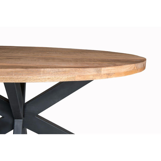 Brix Eettafel Mangohout Naturel hout 180x90 cm-Eettafels-Livingfurn