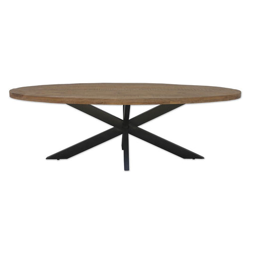 Brix Eettafel Mangohout Naturel hout 180x90 cm-Eettafels-Livingfurn