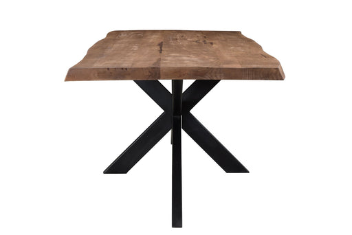 Brix Eettafel Mangohout Naturel hout 200x100 cm - 11977-Eettafels-Livingfurn