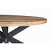 Brix Eettafel Mangohout Naturel hout 210x100 cm-Eettafels-Livingfurn