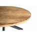 Brix Eettafel Mangohout Naturel hout 210x100 cm-Eettafels-Livingfurn