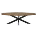 Brix Eettafel Mangohout Naturel hout 210x100 cm-Eettafels-Livingfurn