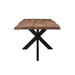 Brix Eettafel Mangohout Naturel hout 220x100 cm - 11978-Eettafels-Livingfurn