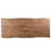 Brix Eettafel Mangohout Naturel hout 220x100 cm - 11978-Eettafels-Livingfurn