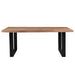 Brix Eettafel Mangohout Naturel hout 220x100 cm-Eettafels-Livingfurn