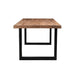 Brix Eettafel Mangohout Naturel hout 220x100 cm-Eettafels-Livingfurn