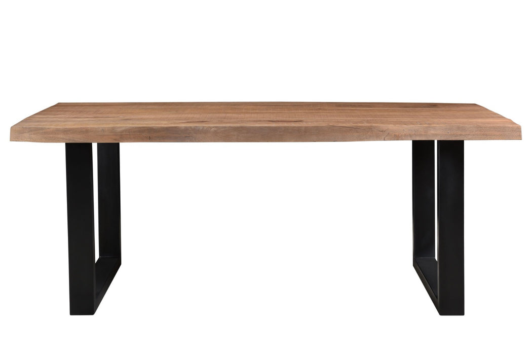 Brix Eettafel Mangohout Naturel hout 240x100 cm - 11996-Eettafels-Livingfurn