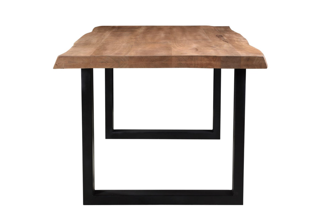 Brix Eettafel Mangohout Naturel hout 240x100 cm - 11996-Eettafels-Livingfurn