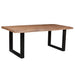 Brix Eettafel Mangohout Naturel hout 240x100 cm - 11996-Eettafels-Livingfurn