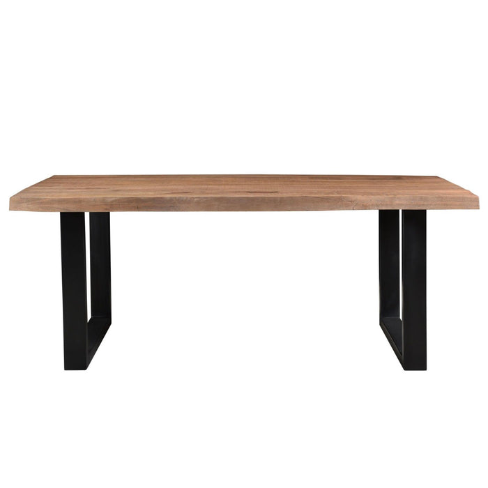 Brix Eettafel Mangohout Naturel hout 240x100 cm-Eettafels-Livingfurn
