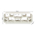 Brix Eettafel Mangohout Wit 130x40x50 cm-Eettafels-Livingfurn