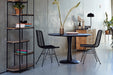 Brix Eettafel Mangohout Zwart 120 cm-Eettafels-Livingfurn