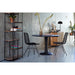Brix Eettafel Mangohout Zwart 120 cm-Eettafels-Livingfurn