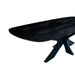 Brix Eettafel Mangohout Zwart 220x100 cm-Eettafels-Livingfurn