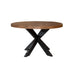 Brix Eettafel Sturdy Mangohout Naturel hout 130 cm-Eettafels-Livingfurn