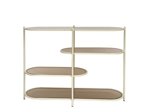 Brix Jill Off White 90cm - Crème wit - Metaal-Vakkenkasten-Livingfurn