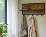 Brix Kapstok Mangohout Naturel hout 70 cm-Kapstokken-Livingfurn