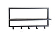 Brix Kapstok Mangohout Zwart 70 cm-Kapstokken-Livingfurn