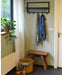Brix Kapstok Mangohout Zwart 70 cm-Kapstokken-Livingfurn