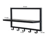 Brix Kapstok Mangohout Zwart 70 cm-Kapstokken-Livingfurn