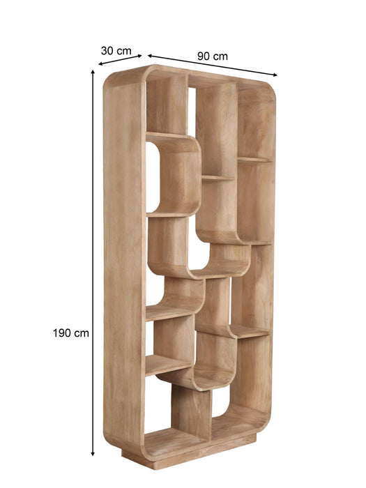 Brix Logan Almond - Bruin - Mangohout-Opbergkasten-Livingfurn