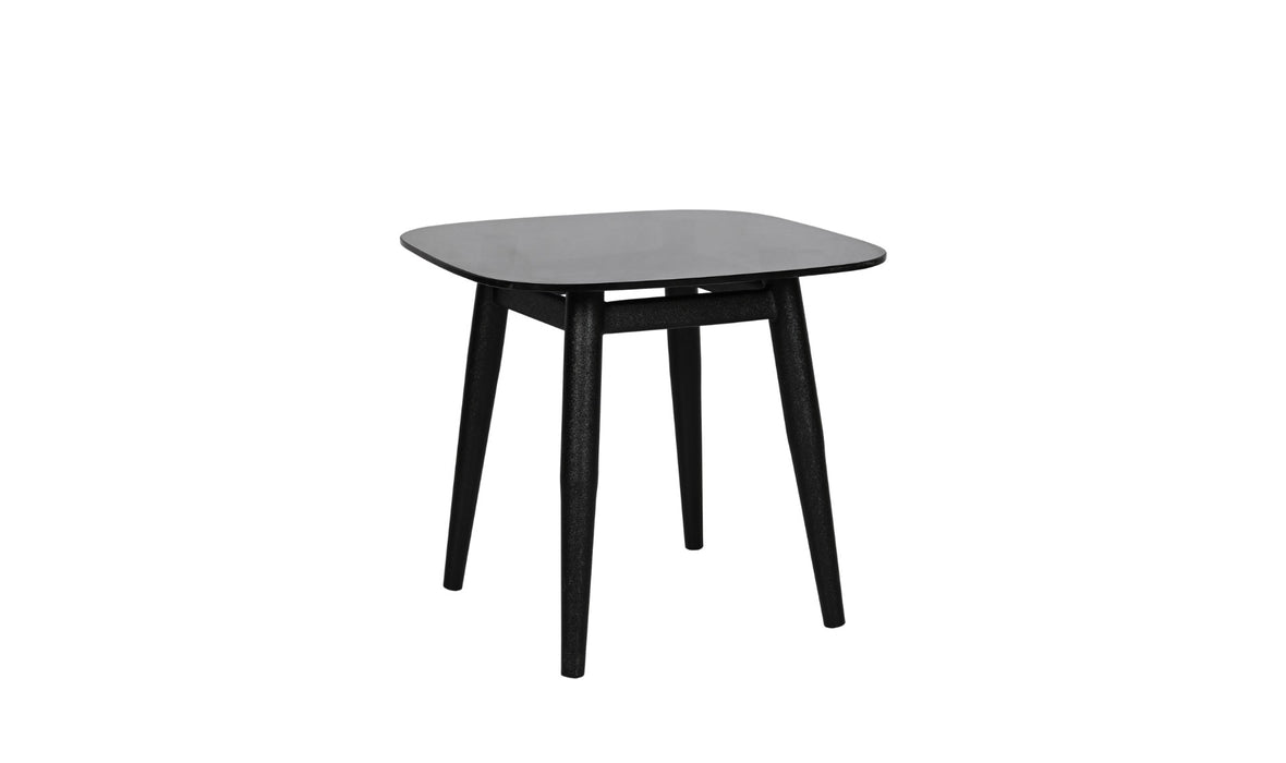 Bijzettafel Merle Rookglas Zwart 45cm