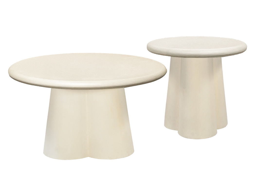 Brix Salontafel Beton Beige 50 cm-Salontafels-Livingfurn